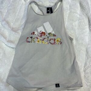 ADIDAS cute flower tank